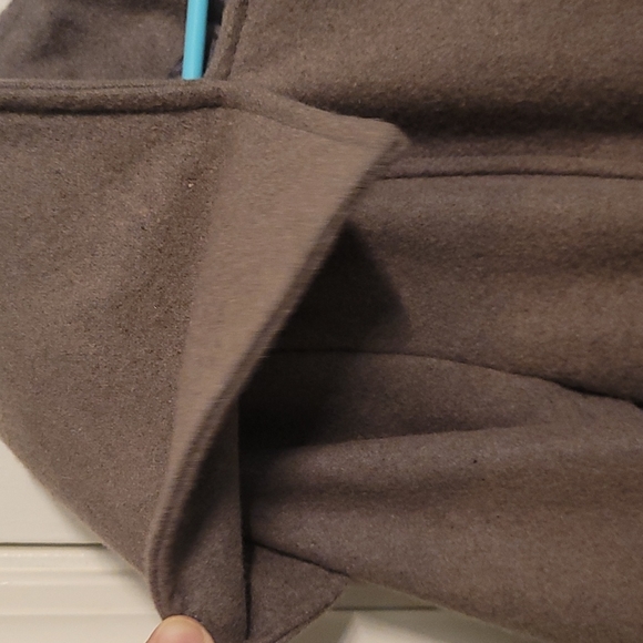 MODCLOTH WOOL BLEND STONE JACKET, SZ LARGE - Picture 5 of 16